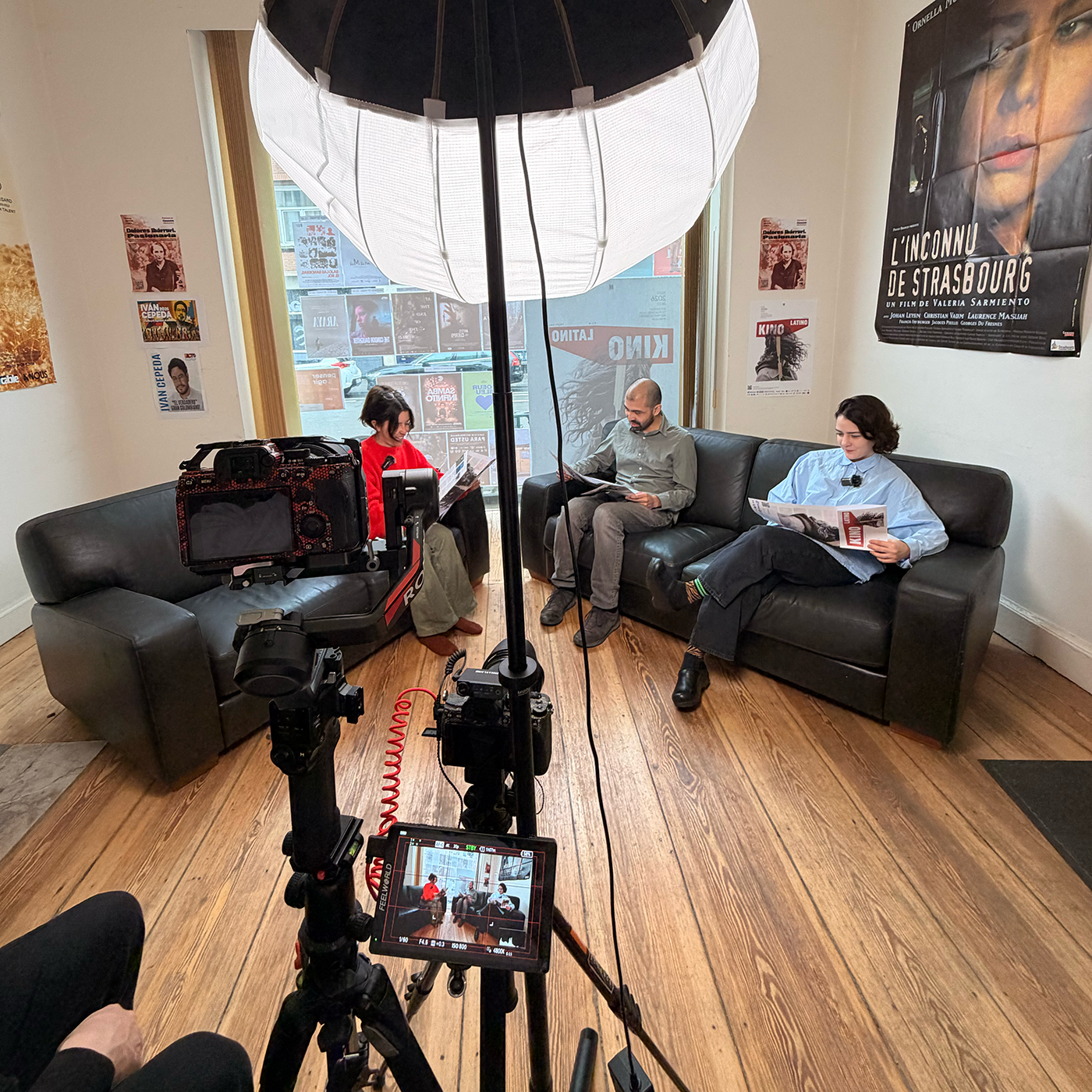 Behind the scenes