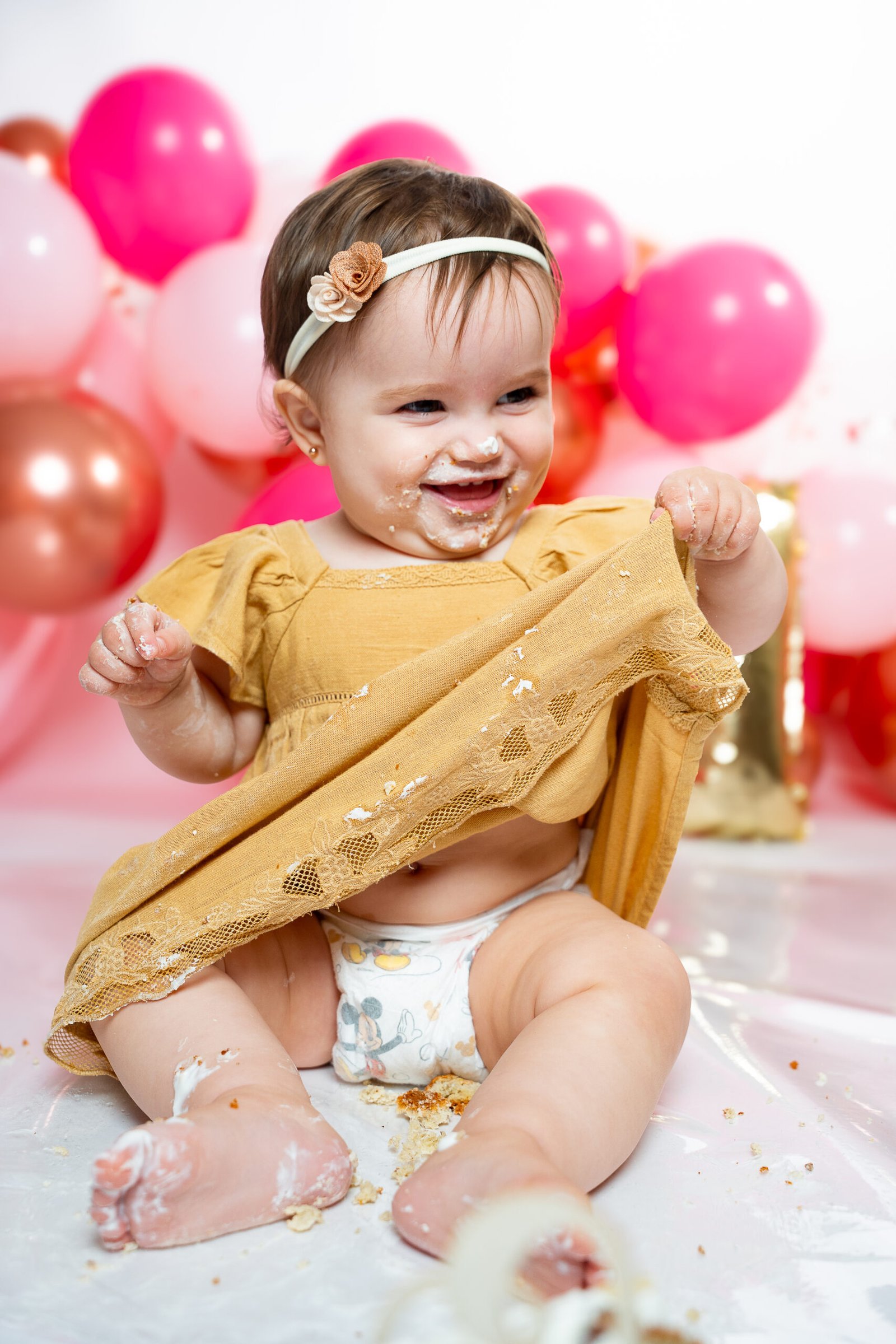 First birthday cake smash photography in Brussels