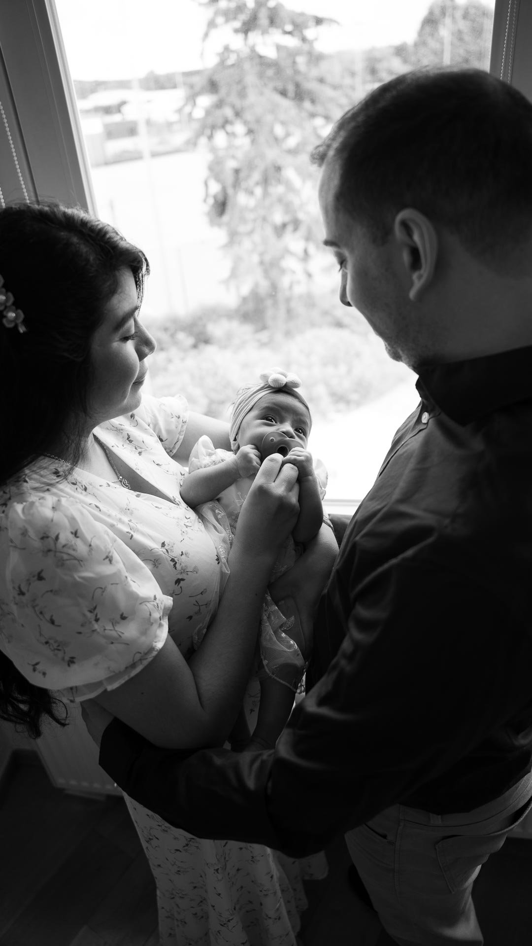 Newborn photography in Brussels, sleeping baby portrait