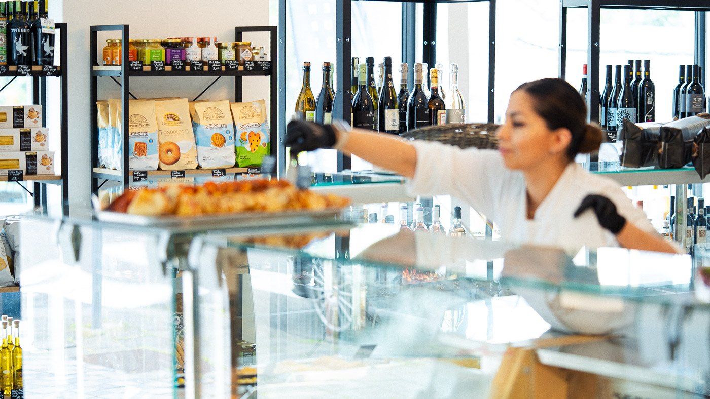 Ambiente del comedor de un restaurante